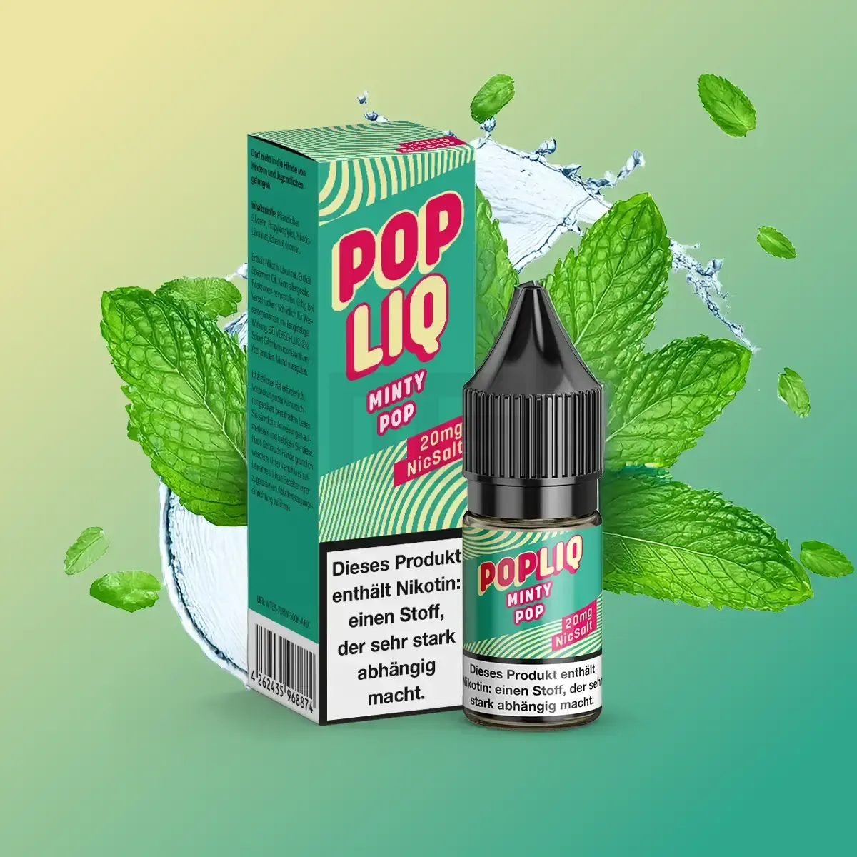 PopLiq Nikotinsalz-Liquid Minty Pop 10ml 20mg PopLiq Nikotinsalz-Liquid Minty Pop 10ml 20mg
