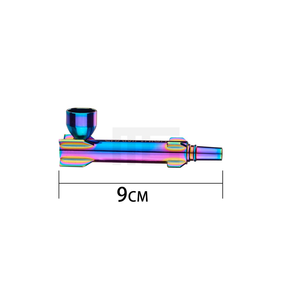 Champ High - Spaceship Pipe Metall - 9 cm - Rainbow Champ High - Spaceship Pipe Metall - 9 cm - Rainbow