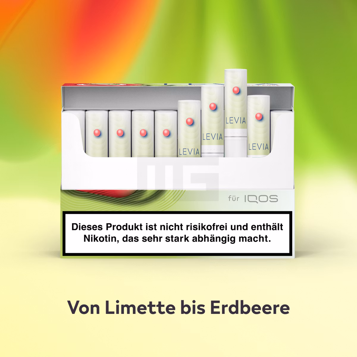 IQOS - LEVIA - Nikotinsticks - Lime with Strawberry Pearl
