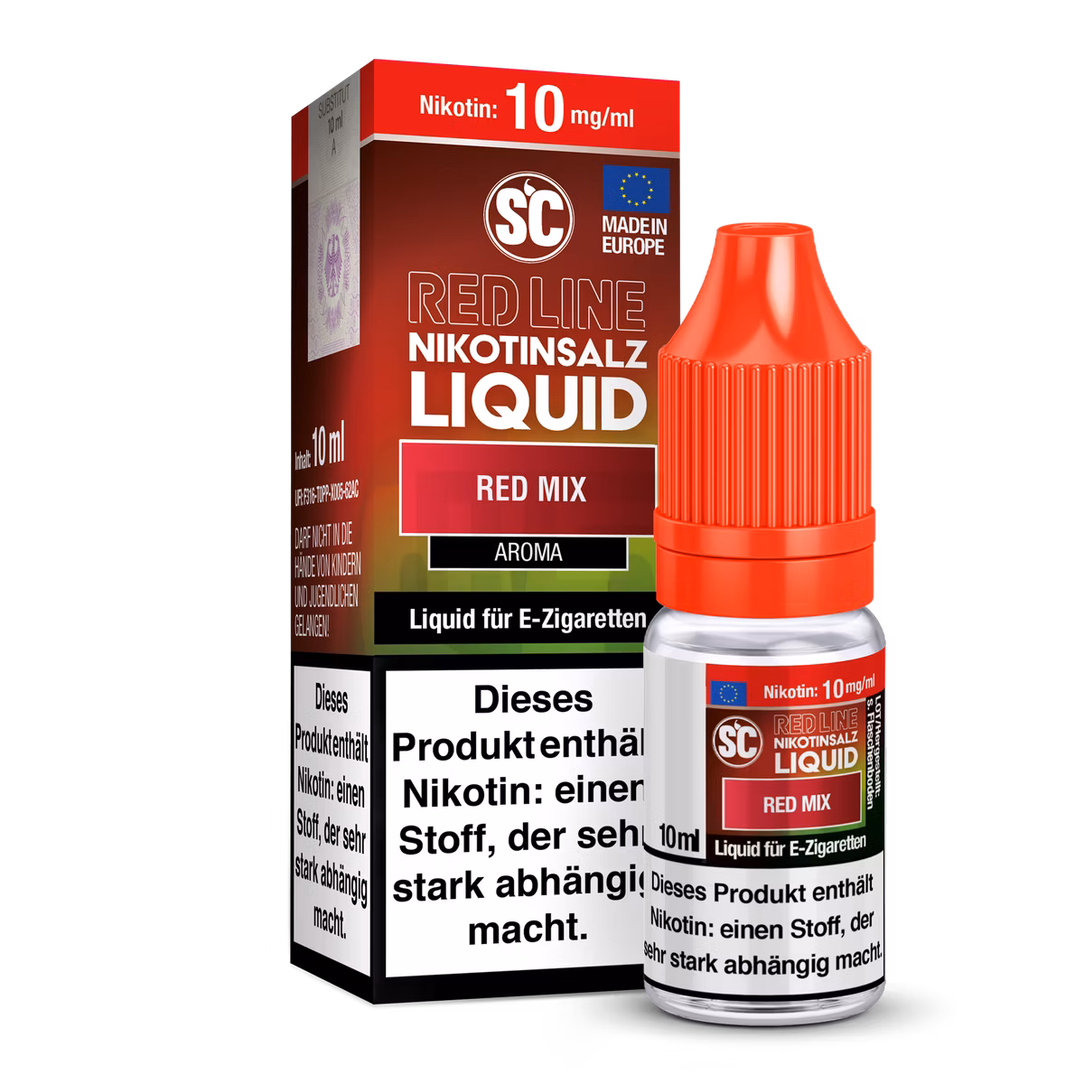 SC Red Line - Nikotinsalzliquid - 10ml - 10mg - Red Mix SC Red Line - Nikotinsalzliquid - 10ml - 10mg - Red Mix