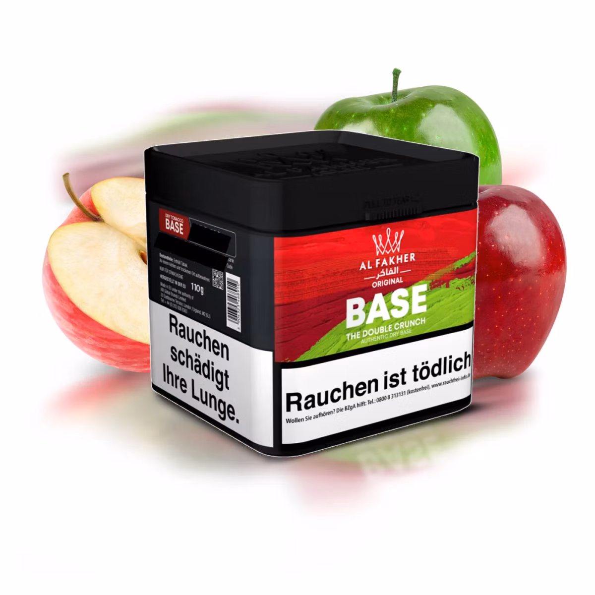 al-fakher-double-crunch-dry-base-110g Al Fakher - The Double Crunch - Pfeifen Tabak - 110g