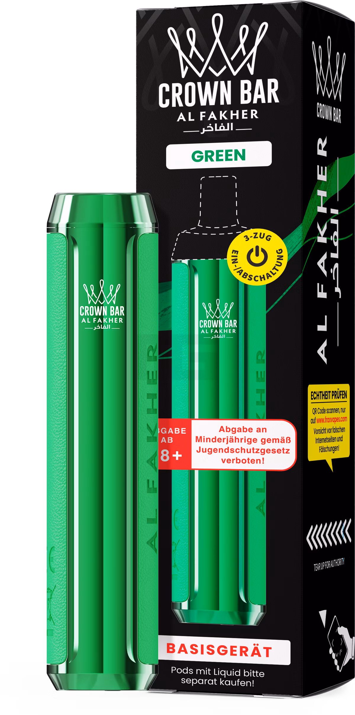 Al Fakher - Akkuträger - Green Al Fakher - Akkuträger - Green