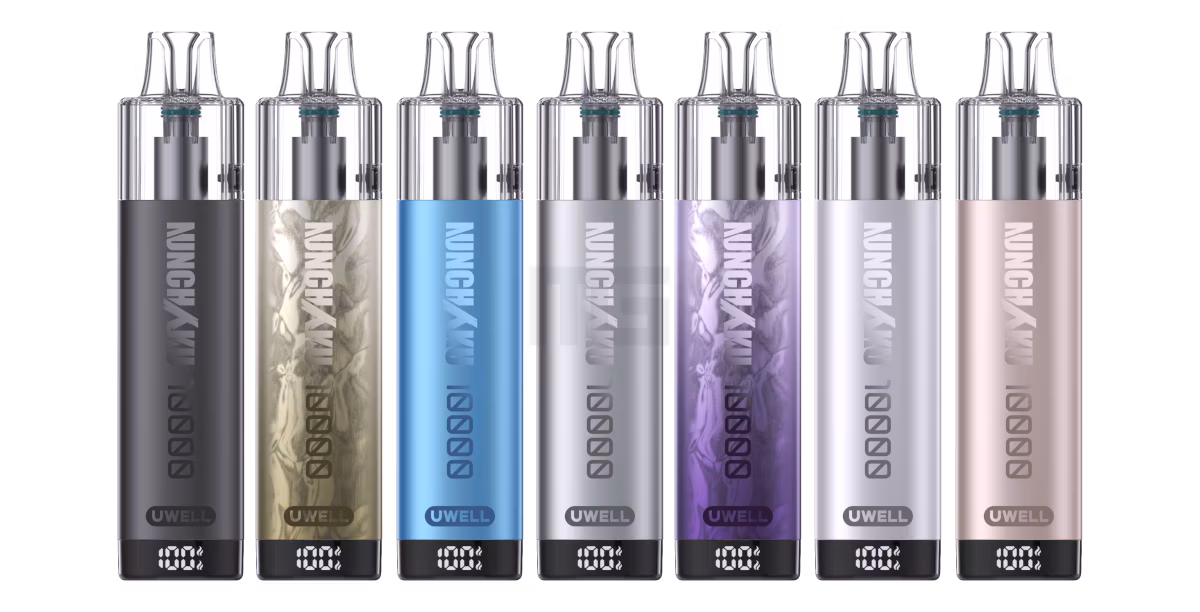 Uwell - Nunchaku 10000 - Pod Kit - Elegant Black | Paketgröße : 1er Packung