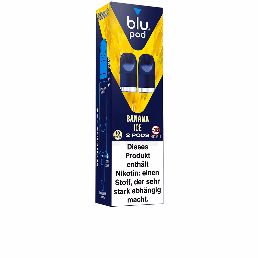 Blu Bar - Prefilled Pods - Banana Ice | Nikotinsalz-Stärke : 18mg