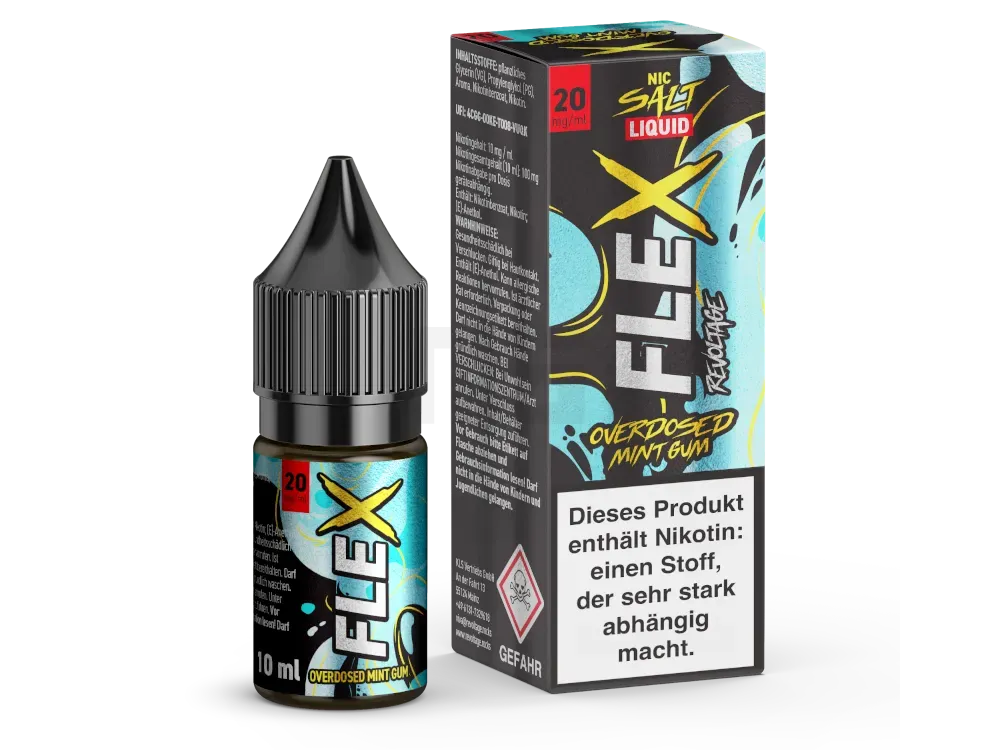 Revoltage - Flex - Nikotinsalzliquid - 10ml - Mint Gum - 20mg Revoltage - Flex - Nikotinsalzliquid - 10ml - Mint Gum - 20mg