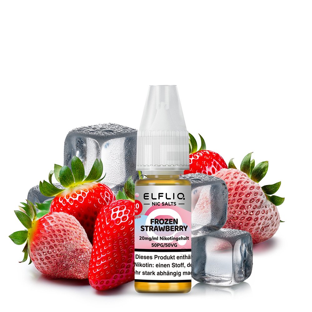 Elfbar - ElfLiq - 10ml - Frozen Strawberry | Nikotinsalz-Stärke : 20mg