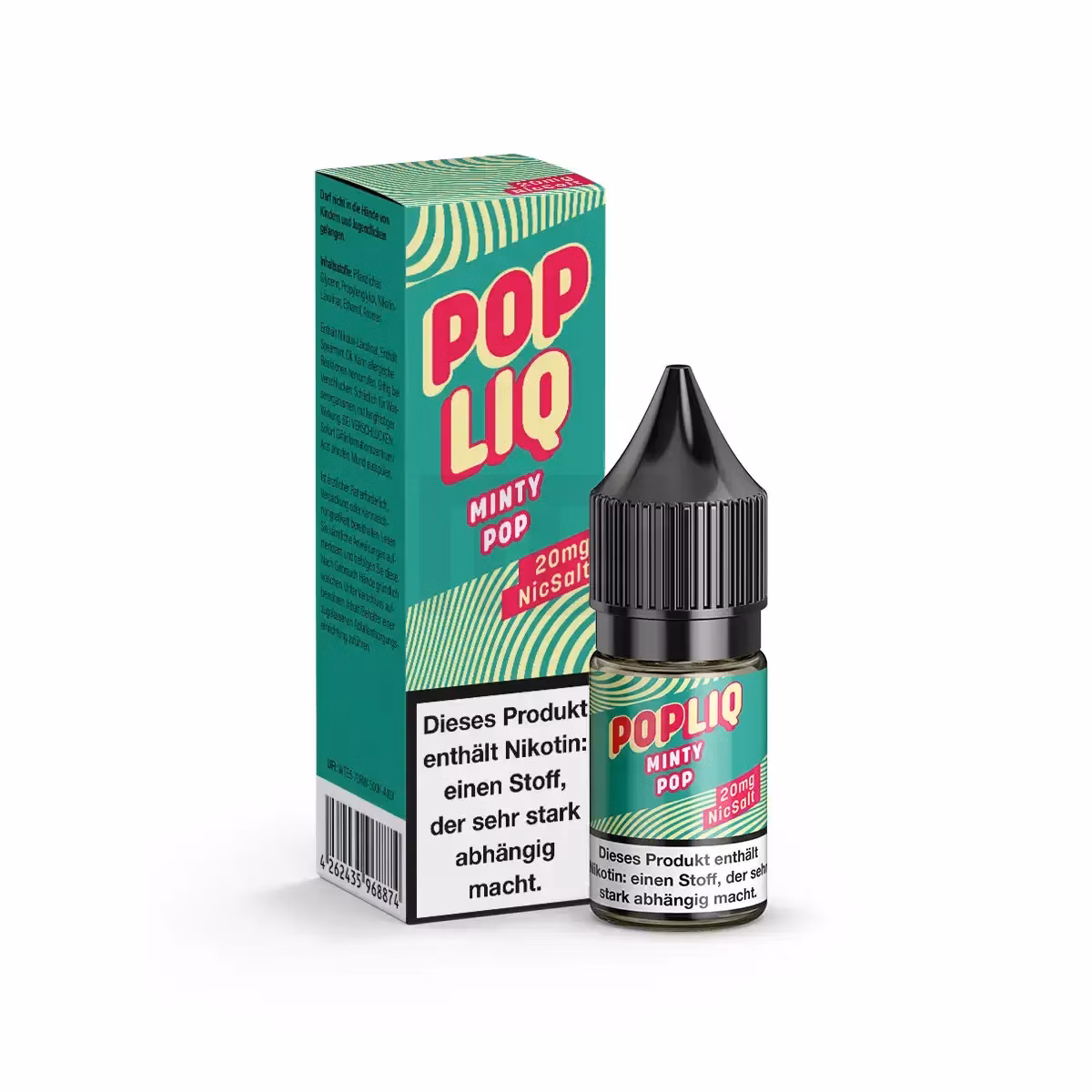 PopLiq Nikotinsalz-Liquid Minty Pop 10ml 20mg PopLiq Nikotinsalz-Liquid Minty Pop 10ml 20mg