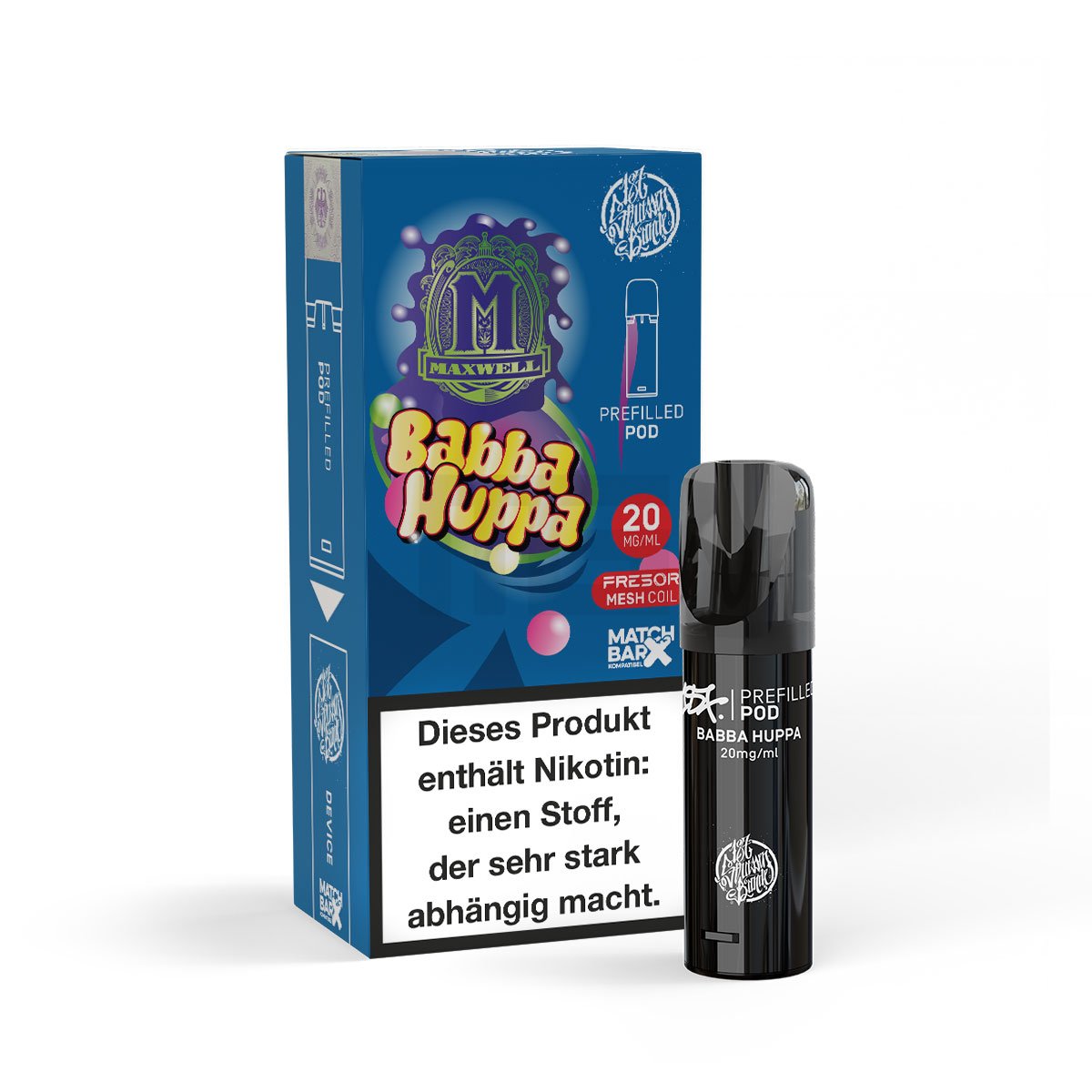 187_pod_babba_huppa_box_pod 187 Straßenbande - Prefilled Pod - Beach Vibez - 20mg