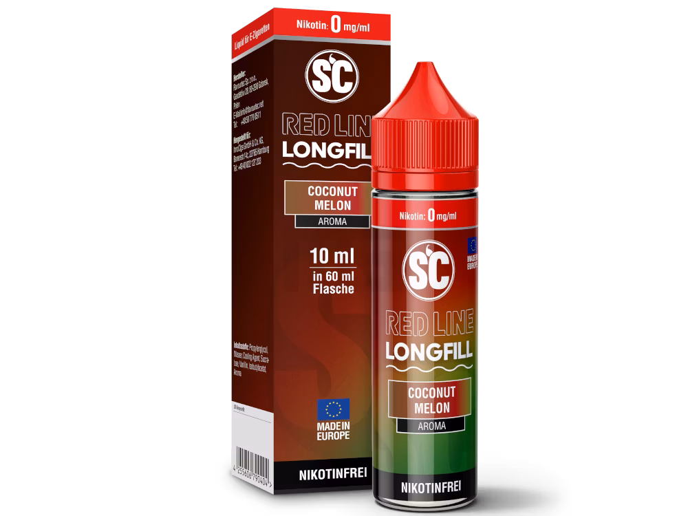 SC Red Line - Aroma - 10ml - Coconut Melon | Inhalt : 10ml | Nikotinstärke : 0mg | Paketgröße : 1er Packung