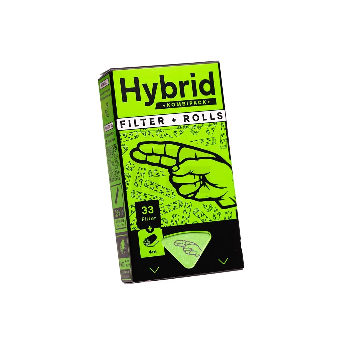 Hybrid Supreme - Aktivkohlefilter - 6,4mm - 33 Stück