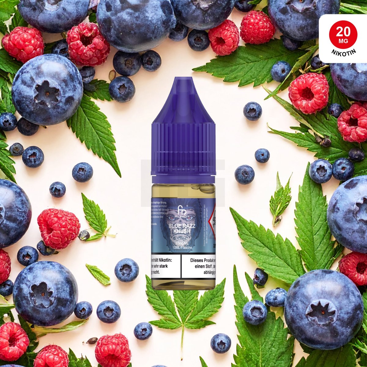 RandM - Tornado - Nikotinsalz-Liquid - 10ml - Blue Razz Kush 20mg RandM - Tornado - Nikotinsalz-Liquid - 10ml - Blue Razz Kush 20mg