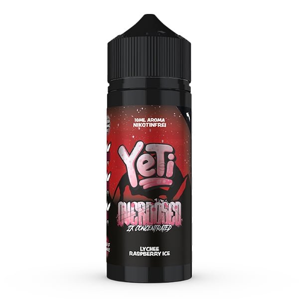 Yeti Overdosed - Lychee Raspberry Ice - Aroma - 10ml Yeti Overdosed - Lychee Raspberry Ice - Aroma - 10ml