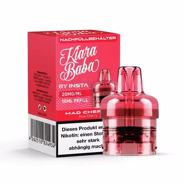 KIARABABA - Nachfülltank - 10ml - Mad Cherry KIARABABA - Nachfülltank - 10ml - Mad Cherry