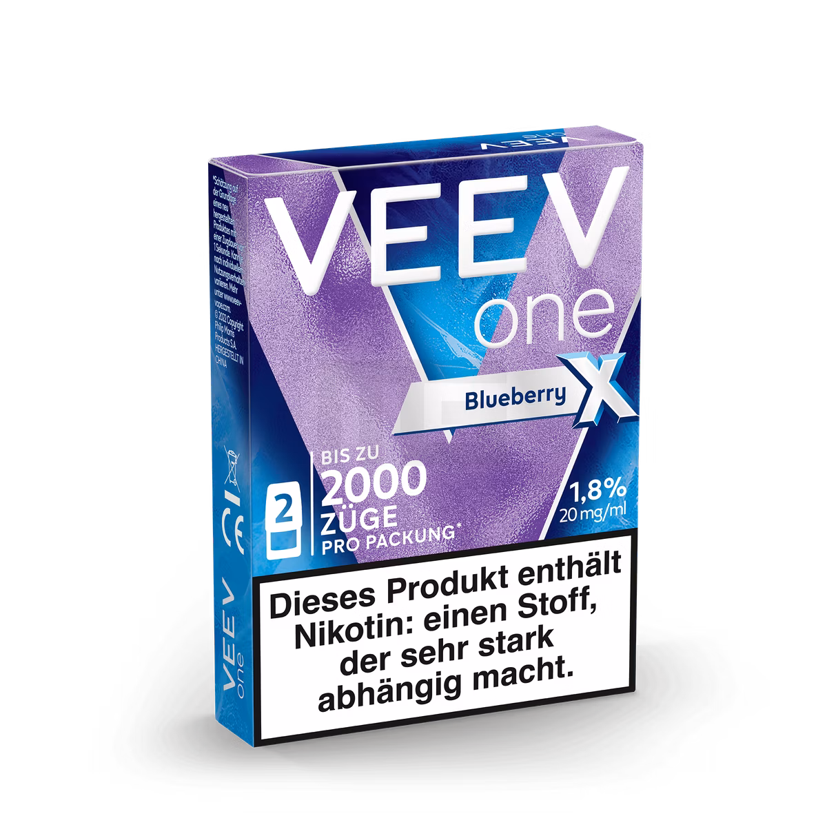 VEEV - ONE - XTRA - Prefilled Pods - 2ml - 20mg - Blueberry