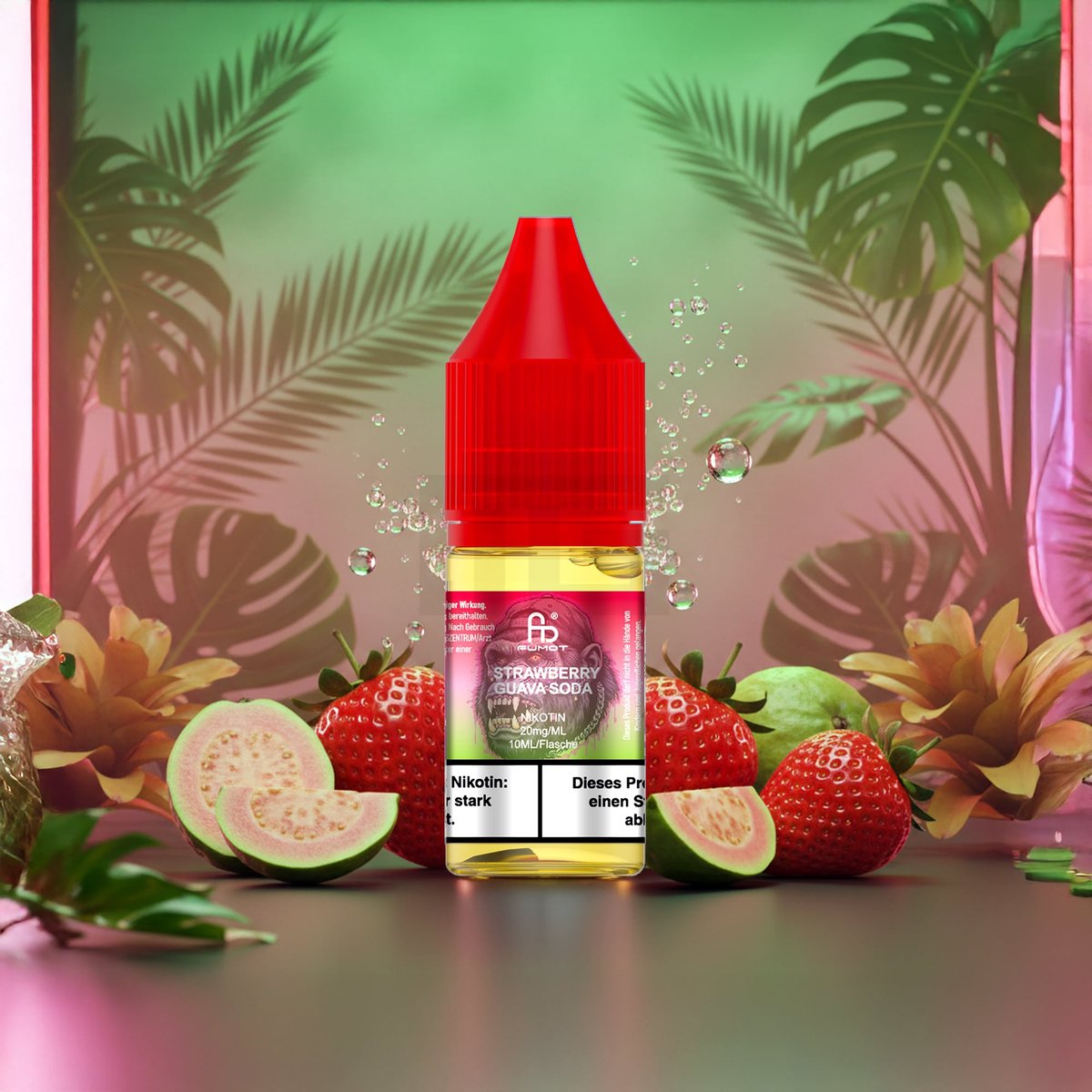 RandM - Tornado - Nikotinsalz-Liquid - 10ml - Strawberry Guava Soda 20mg