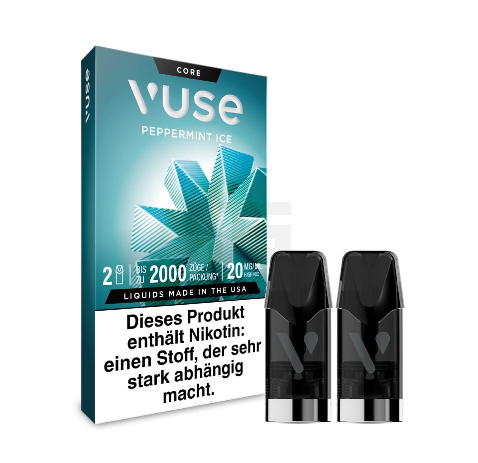 Vuse - Prefilled Pods - Peppermint Ice | Nikotinsalz-Stärke : 20mg