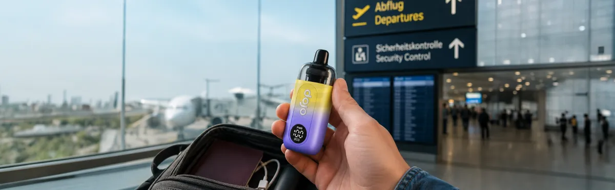 E-Zigarette im Flugzeug 2026: ICAO-Regeln & Handgepäck | Freshisha