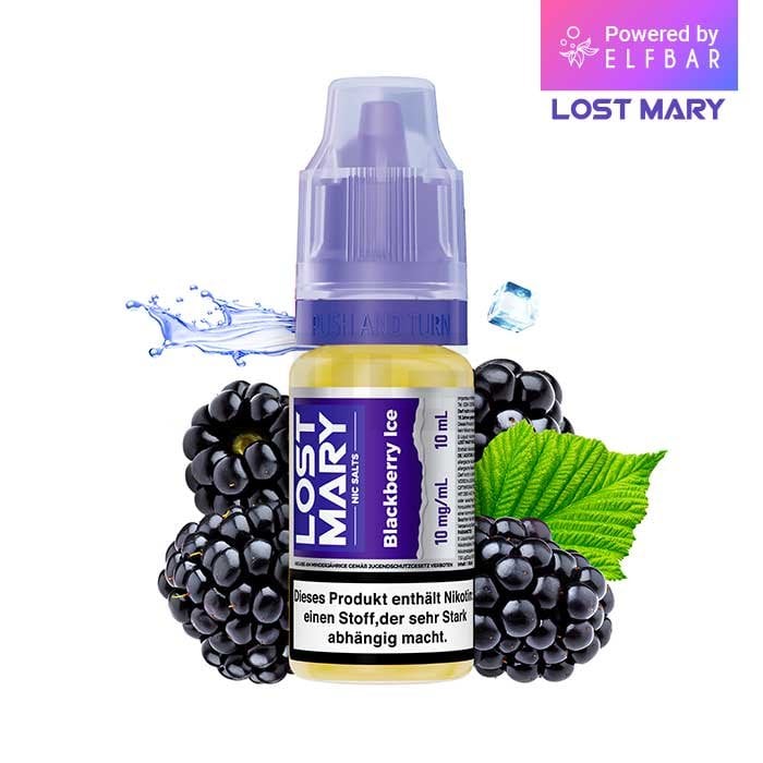 Lost Mary Nikotinsalz-Liquid - Blackberry Ice | Nikotinsalz-Stärke : 10mg