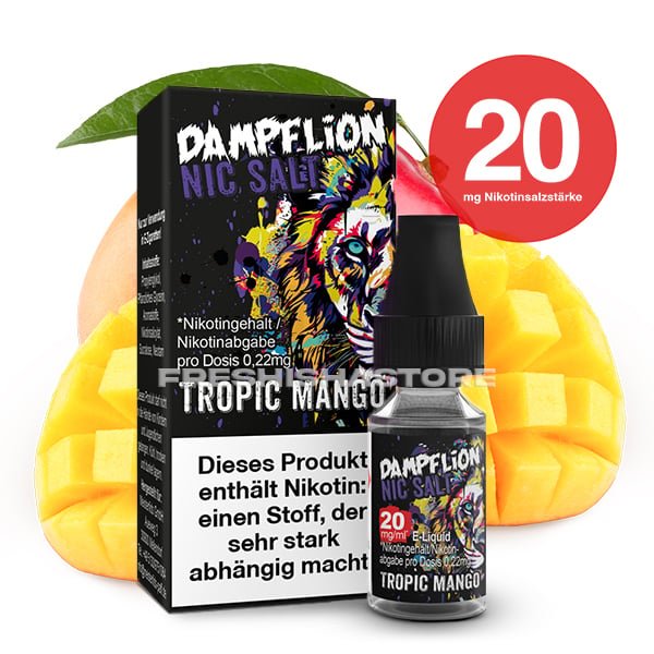 dampflion-intense-tropic-mango-10ml-20mg-1 Dampflion - Intense - Tropic Mango - Nikotinsalz Liquid - 10ml - 20mg