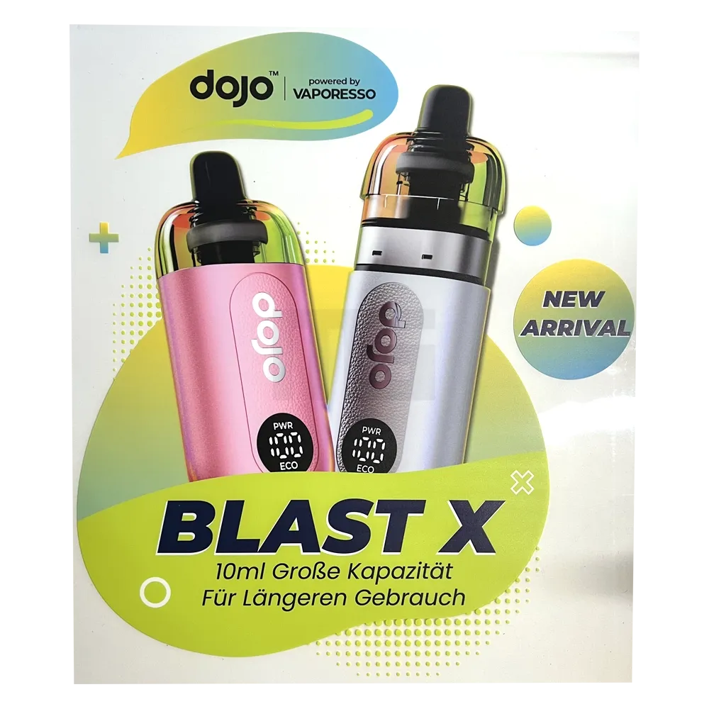 Vaporesso - Dojo - Fensterreklame - 55x50cm Vaporesso - Dojo - Fensterreklame - 55x50cm