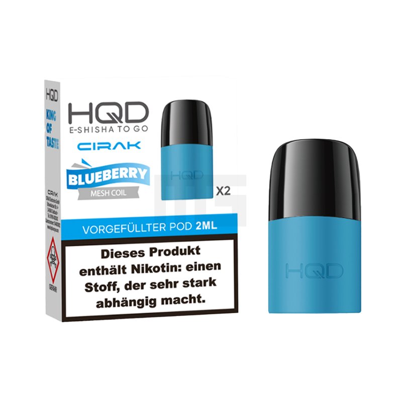 hqd-cirak-preiflled-pod-blueberry HQD - Cirak - Prefilled Pod - Blueberry - 2ml - 2er Pack