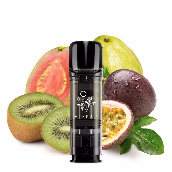 Elfbar - ELFA - Prefilled Pod - 2ml - 2er Pack - Nikotinfrei - Kiwi Passion Fruit Guava