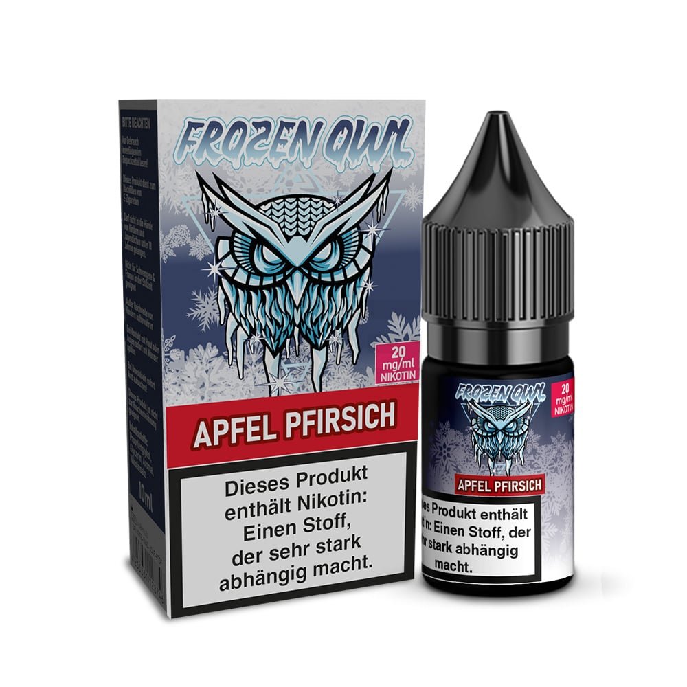 Frozen OWL - Nikotinsalz Liquid - 10ml - Apfel Pfirsich - 10ml - 20mg