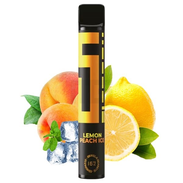5 EL - Einweg E-Zigarette - Lemon Peach Ice