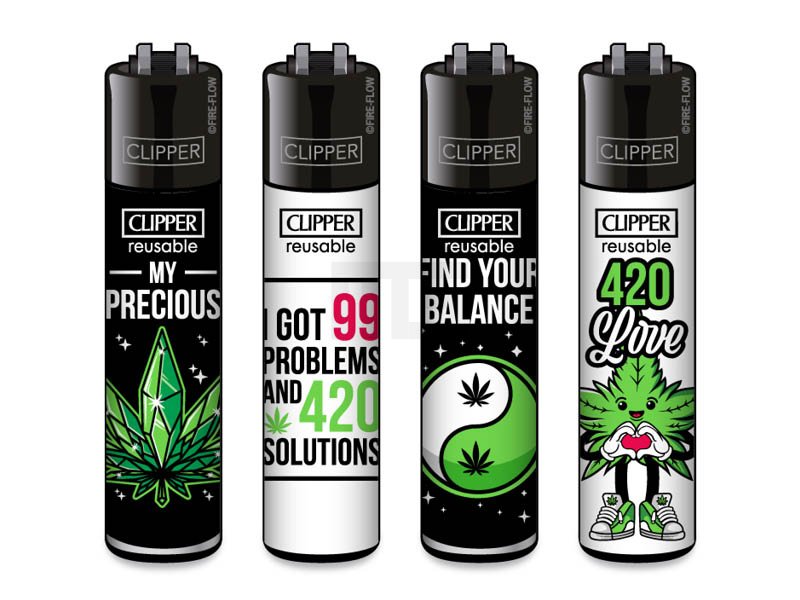 Clipper - Feuerzeug - Weed Slogan - My Precious - 1v4 - wiederverwendbar