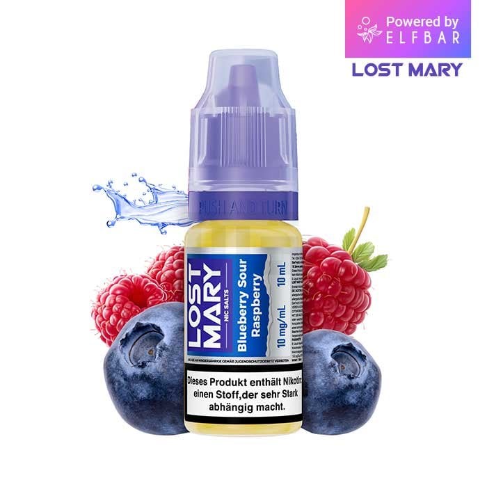 Lost Mary Nikotinsalz-Liquid - Blueberry Sour Raspberry | Nikotinsalz-Stärke : 10mg