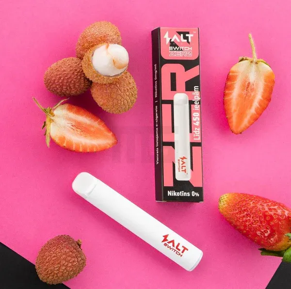 salt-switch-zero-erdbeere-lychee-813646_600x Nikotinfrei Salt Switch Einweg E-Zigarette - Strawberry Lychee