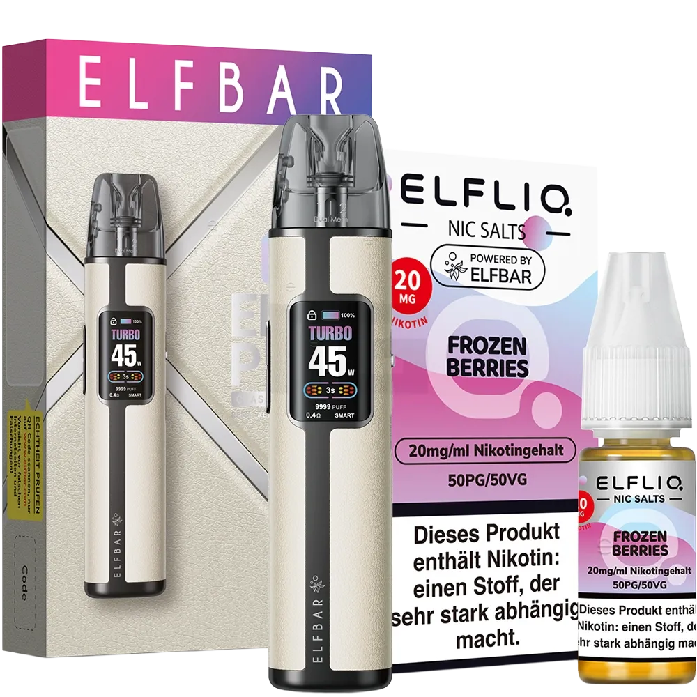 Elfbar - ELFX Pro + ELFLIQ - Starter Kit Elfbar - ELFX Pro + ELFLIQ - Starter Kit