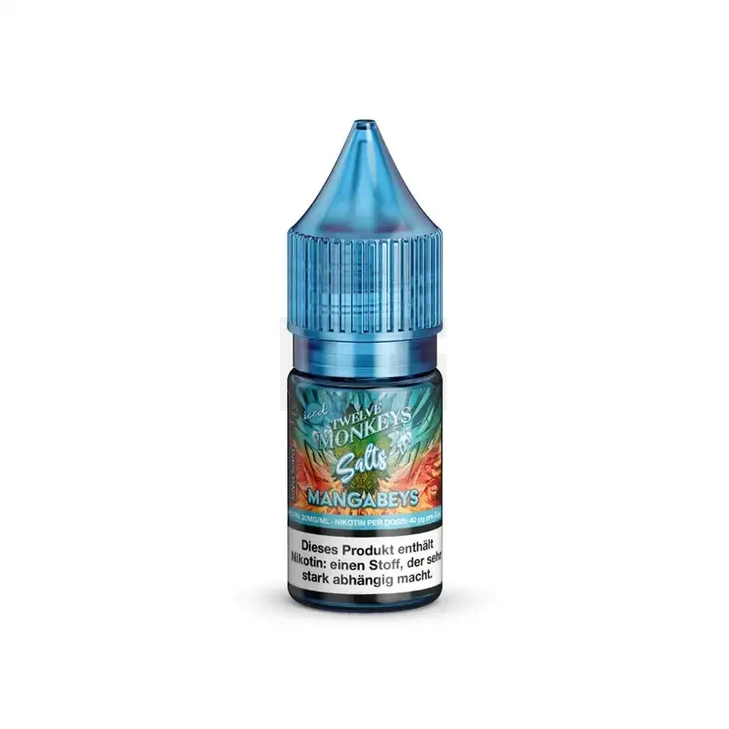 Twelve Monkeys Nikotinsalz-Liquid Iced Mangabeys 10ml 20mg