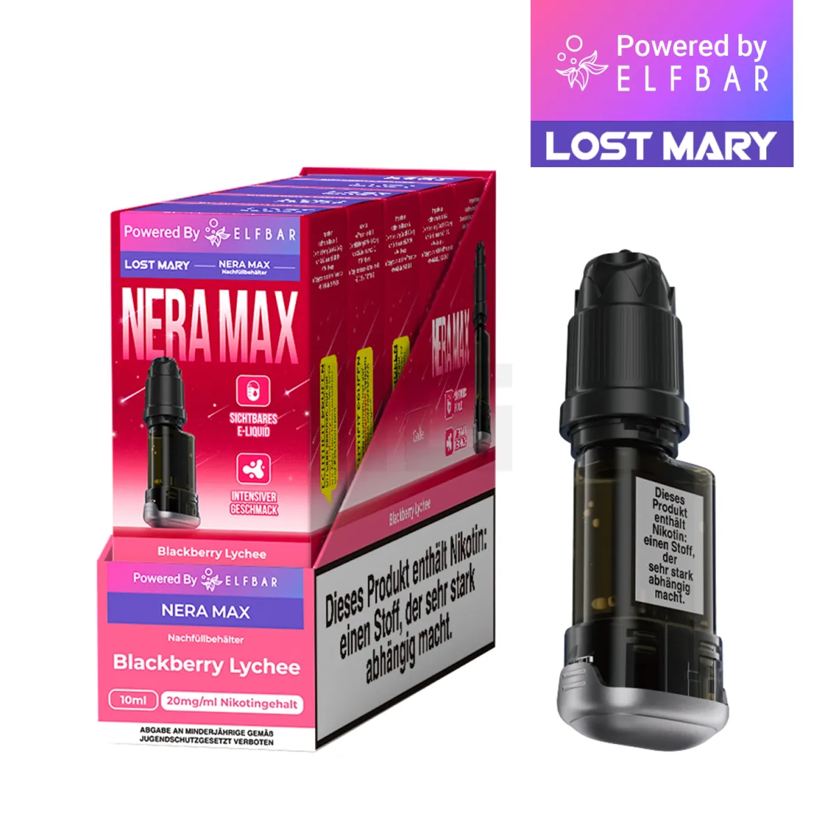 Lost Mary - Nera Max - Nachfüllbehälter - Blackberry Lychee