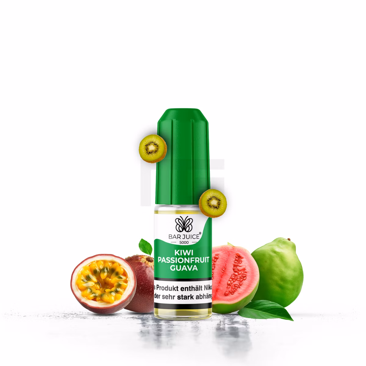 Bar Juice - 5000 - Kiwi Passion Fruit Guava | Inhalt : 10ml | Nikotinsalz-Stärke : 20mg | Paketgröße : 1er Packung Bar Juice - 5000 - Kiwi Passion Fruit Guava | Inhalt : 10ml | Nikotinsalz-Stärke : 20mg | Paketgröße : 1er Packung