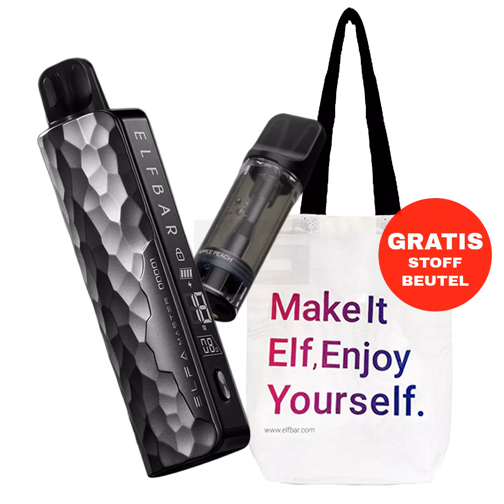Elfbar - Master - Limited Aktion - Basisgerät + Prefilled Pods + Beutel