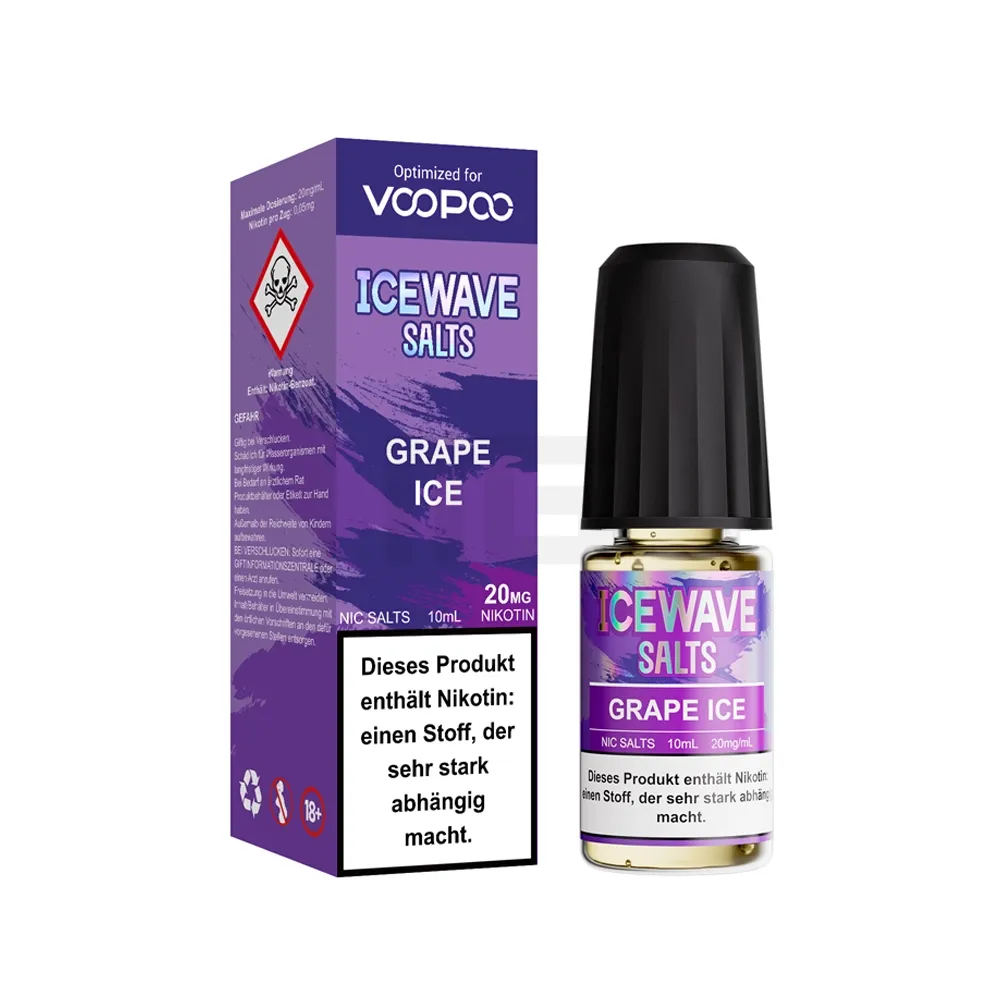 Icewave - Salts - Nikotinsalz-Liquid - Grape Ice - 10ml - 20mg