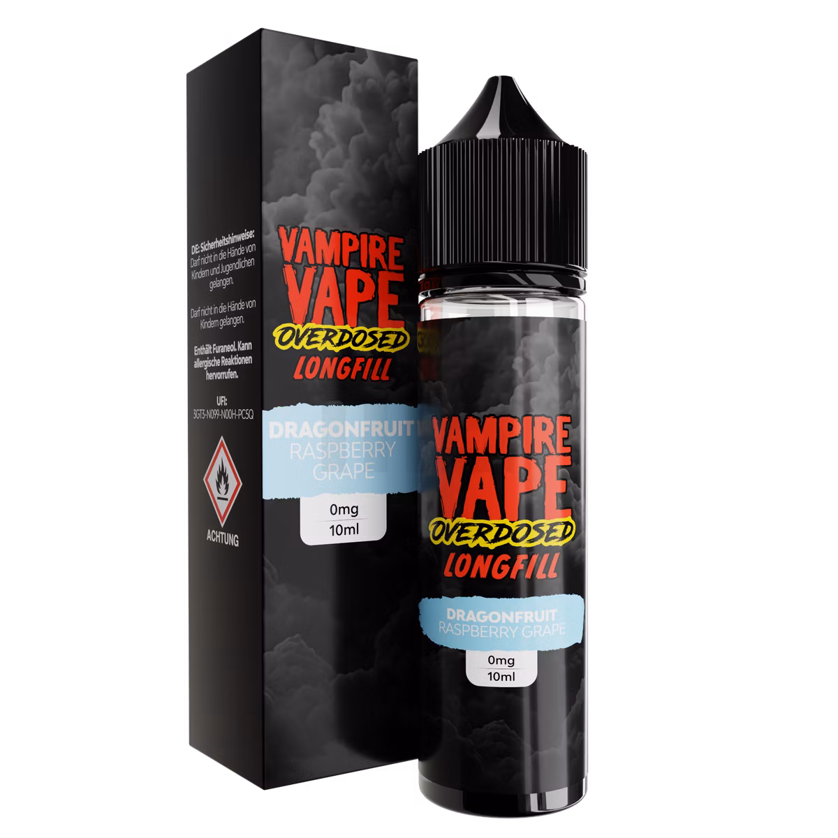 Vampire Vape - Overdosed - Dragonfruit Raspberry Grape - Aroma - 10ml