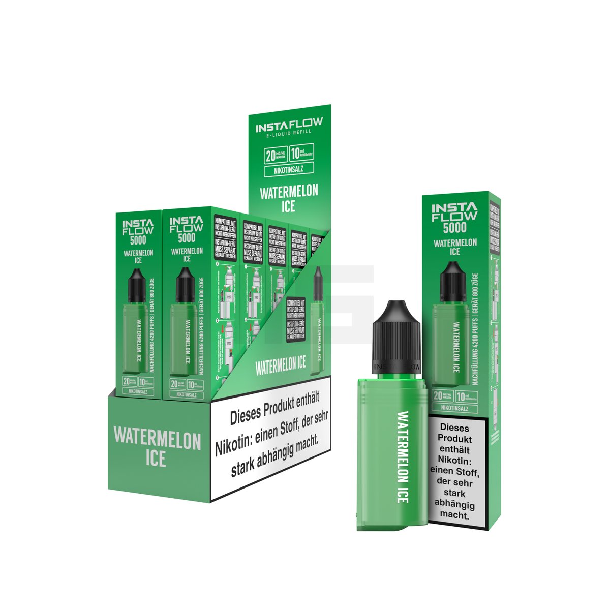 INSTAFLOW 5000 - Nachfülbehälter - Watermelon Ice - 10ml - 20mg
