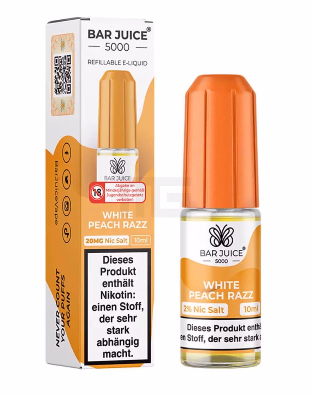 Bar Juice 5000 - White Peach Razz - 10ml - 20mg