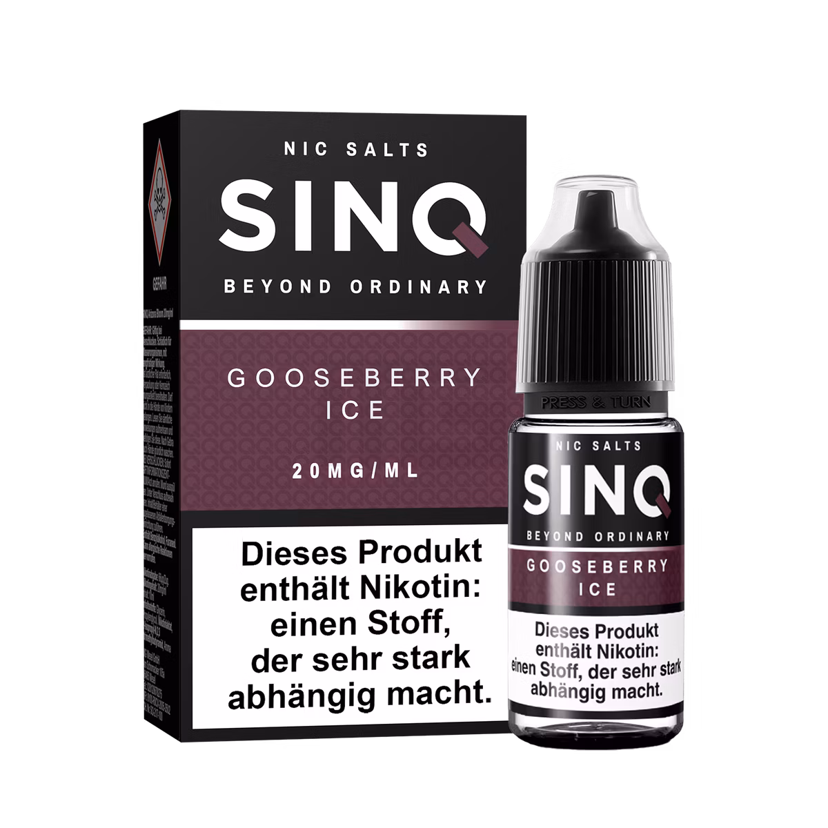 SINQ - Gooseberry Ice - Nikotinsalz Liquids - 10ml - 20mg