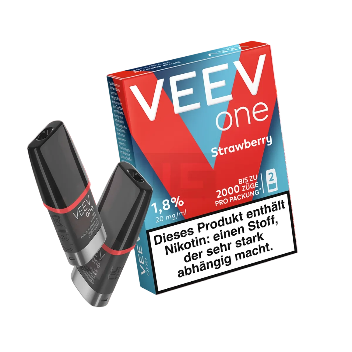 VEEV - ONE - Prefilled Pod - 2ml - Strawberry VEEV - ONE - Prefilled Pod - 2ml - Strawberry