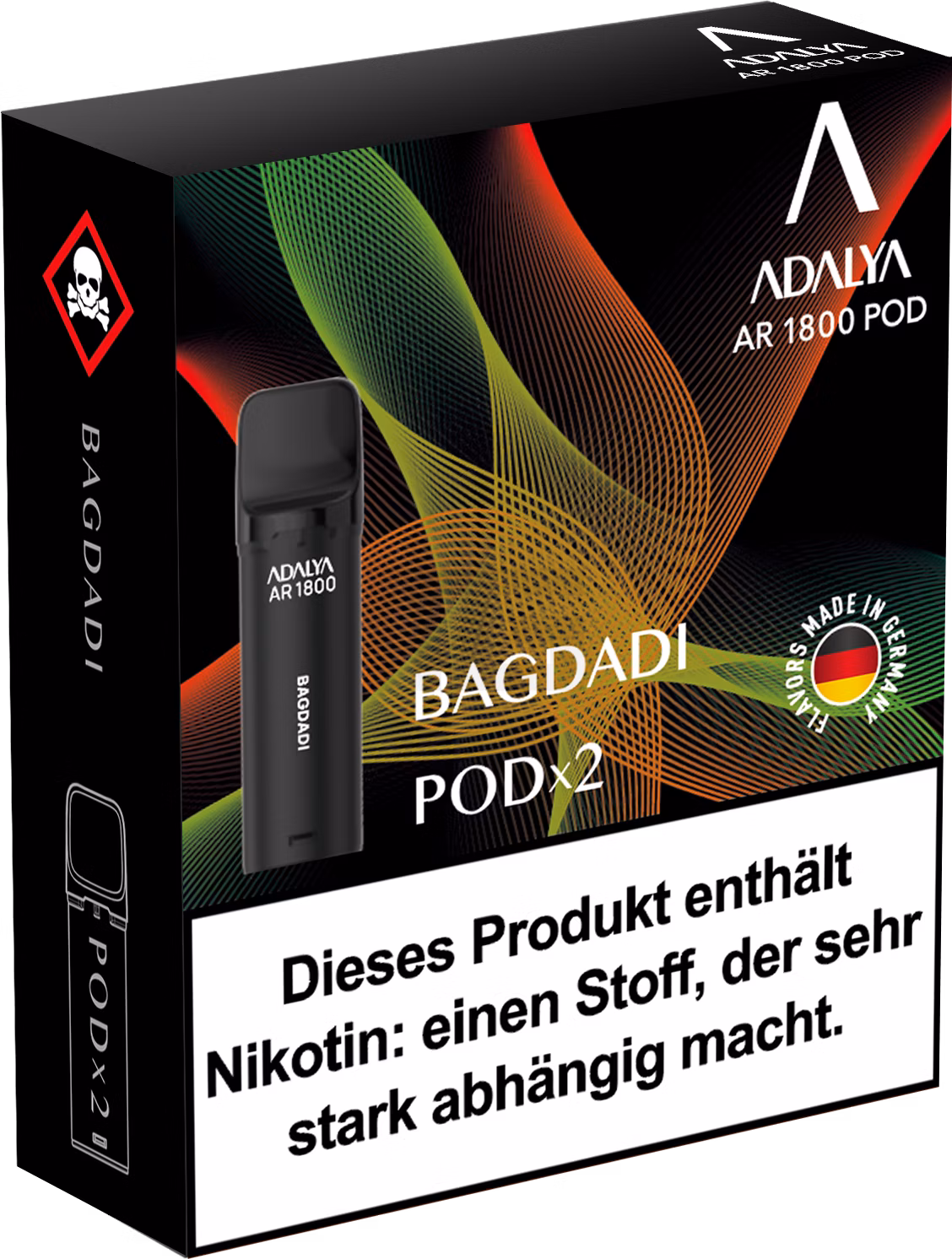 Adalya - Alpha Prefilled Pod - 2ml - 2er Pack - Bagdadi Adalya - Alpha Prefilled Pod - 2ml - 2er Pack - Bagdadi