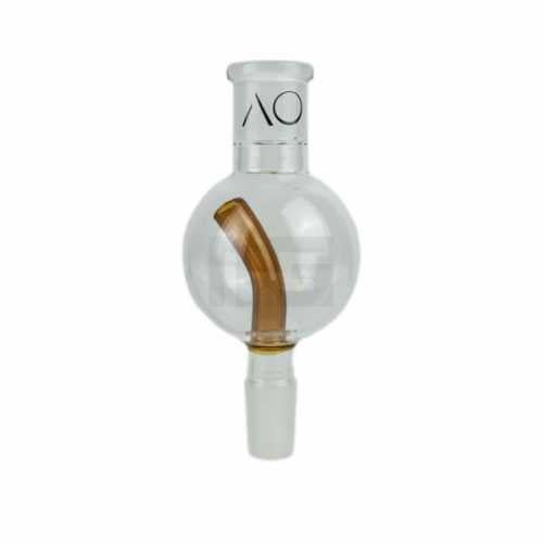 ao-shisha-molassefaenger-kugel shisha-molassefänger-ao-Kugel-60mm-stem-yellow-glas-18/8-freshisha-store