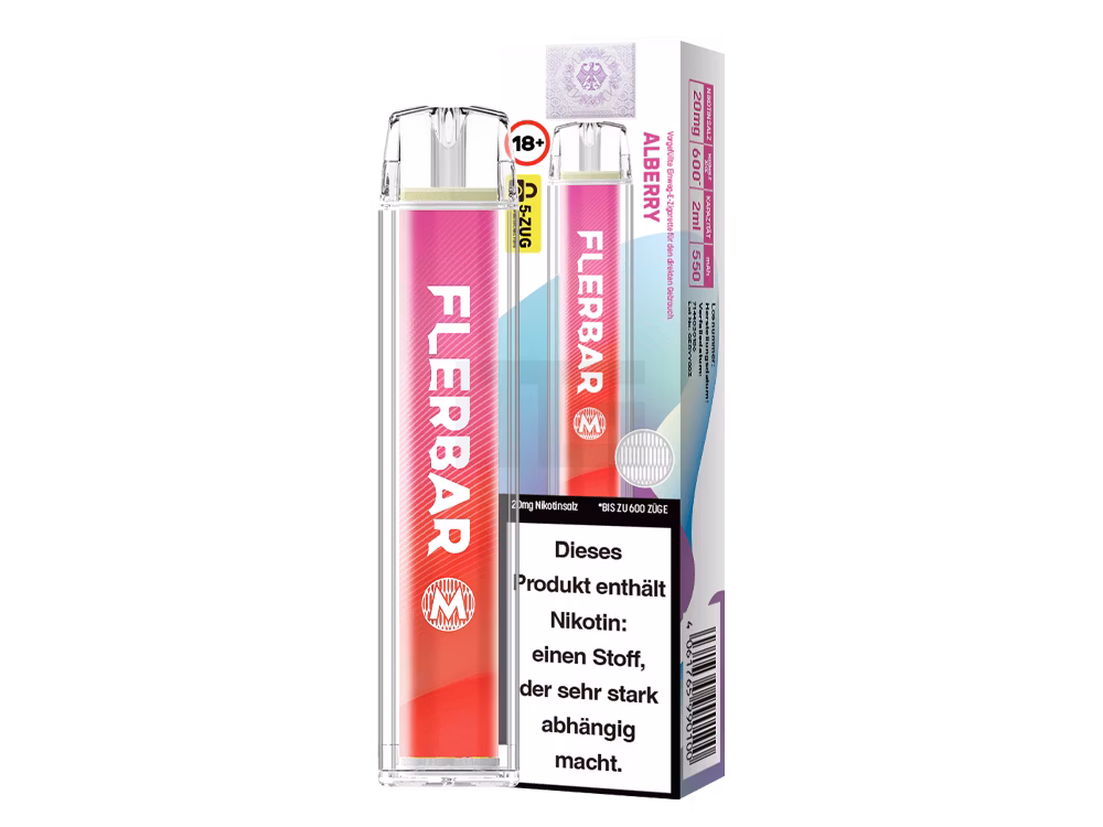 Flerbar - Einweg E-Zigarette - CP - Alberry