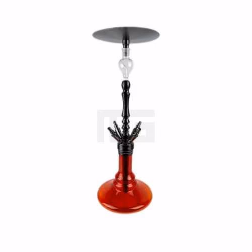invi-shisha-rot-gesamt Shisha-Wasserpfeife-INVI-Tesseract-Edelstahl-Gun-Metal-Rot-freshisha-store