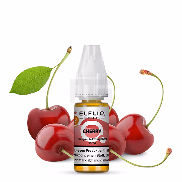 Elfbar - ElfLiq - 10ml - Cherry | Nikotinsalz-Stärke : 10mg Elfbar - ElfLiq - 10ml - Cherry | Nikotinsalz-Stärke : 10mg