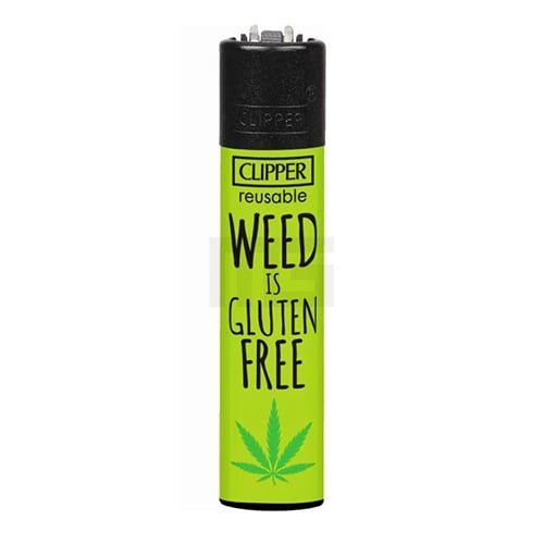 clipper-feuerzeug-weed-slogan-4v4-wiederverwendbar Clipper - Feuerzeug - Weed Slogan - 4v4 Weed - wiederverwendbar