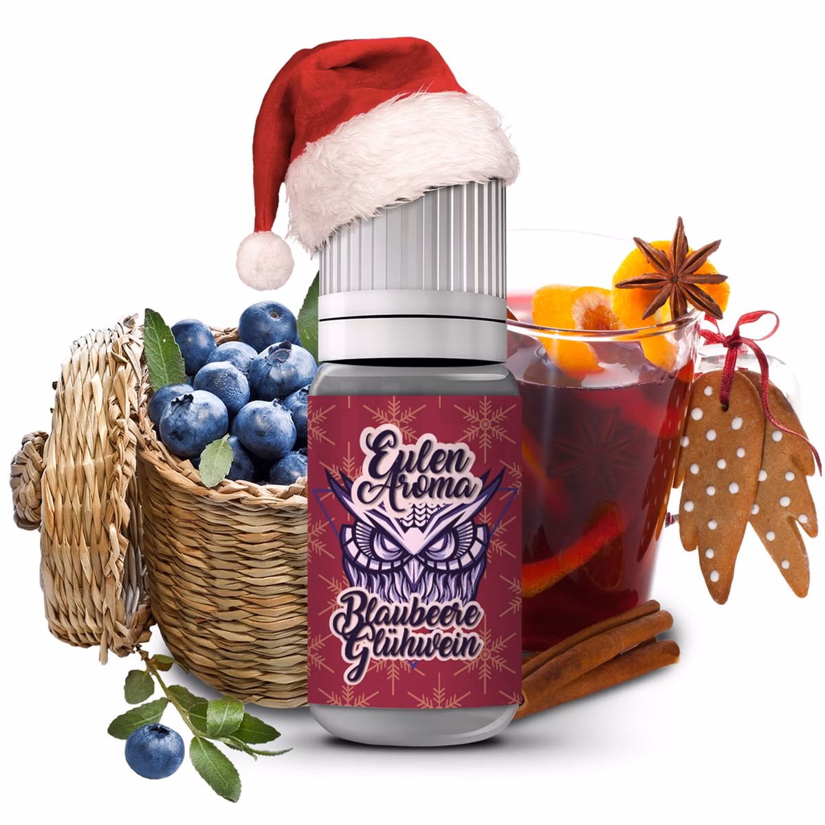 Eulen Aroma - Blaubeer Glühwein - Aroma - 10ml