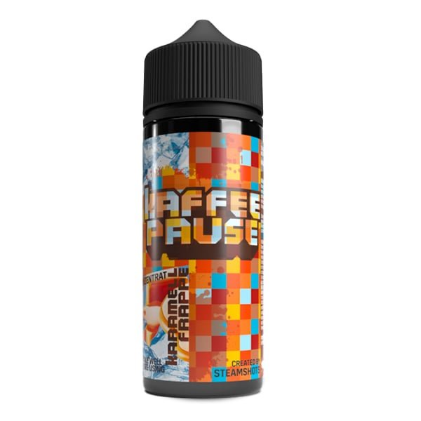 KAFFEEPAUSE by Steamshots - Karamell Frappe Ice - Aroma - 10ml KAFFEEPAUSE by Steamshots - Karamell Frappe Ice - Aroma - 10ml